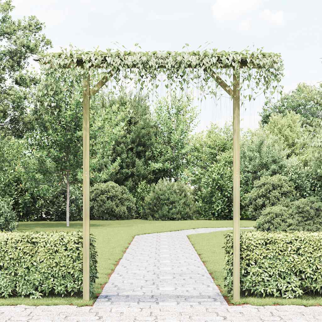 vidaXL Gartenpergola 205x40x203 cm Holz