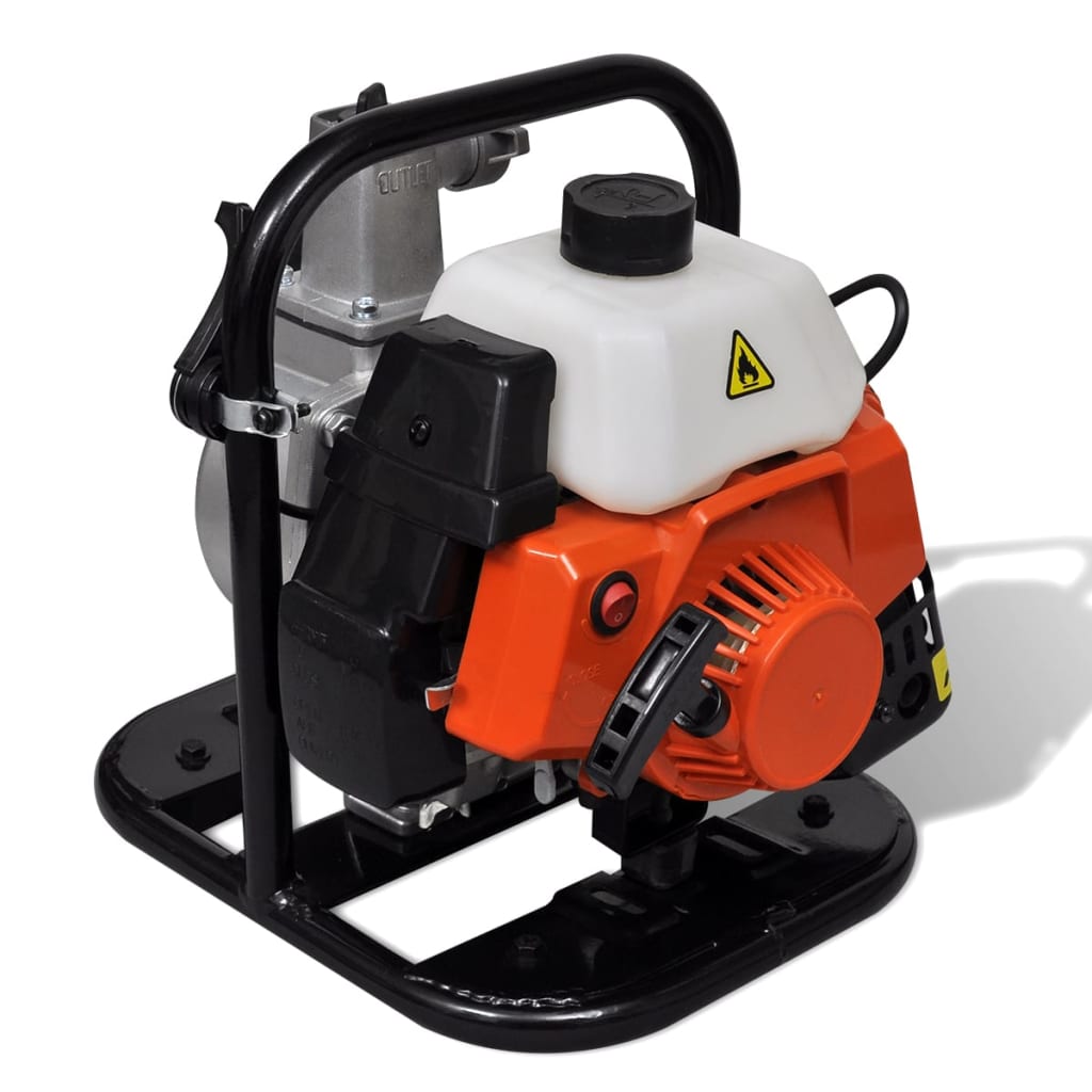 vidaXL Benzin-Wasserpumpe 2-Takt 1,2 kW 0,95 L