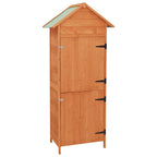 vidaXL Gartenschrank Braun 42,5x64x190 cm