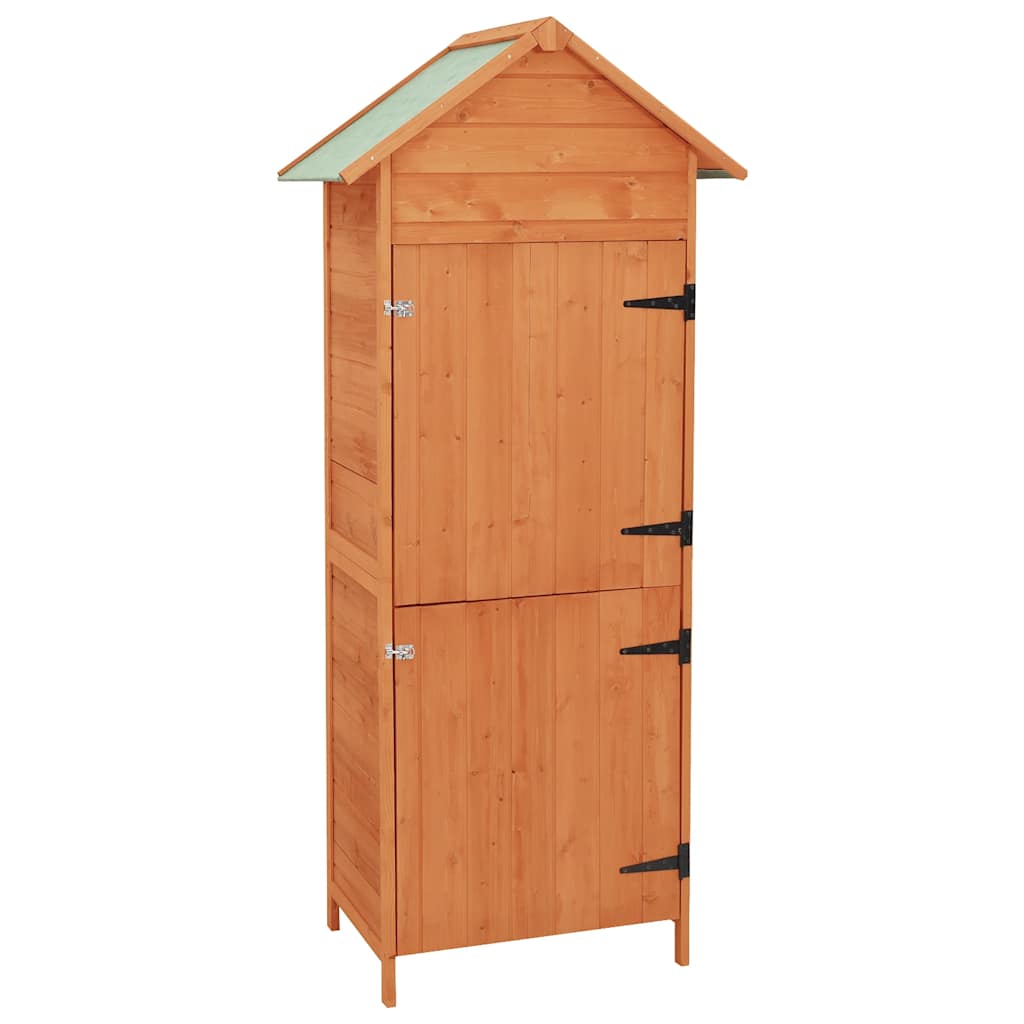 vidaXL Gartenschrank Braun 42,5x64x190 cm