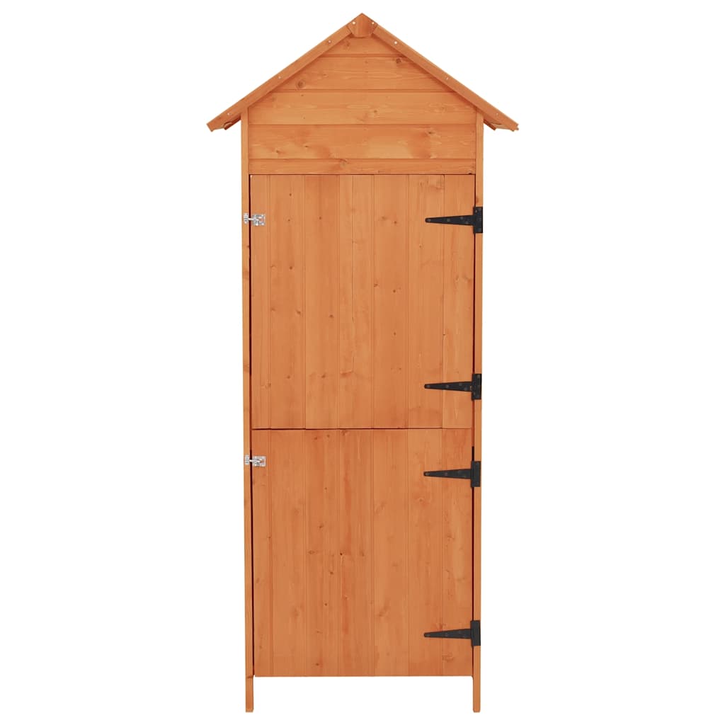 vidaXL Gartenschrank Braun 42,5x64x190 cm