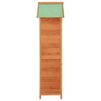 vidaXL Gartenschrank Braun 42,5x64x190 cm
