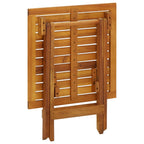 vidaXL Bistrotisch 46x46x47 cm Massivholz Akazie