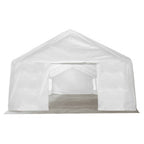 vidaXL | Zeltstoff ohne Gestell | Weiß 12 x 6 m PE
