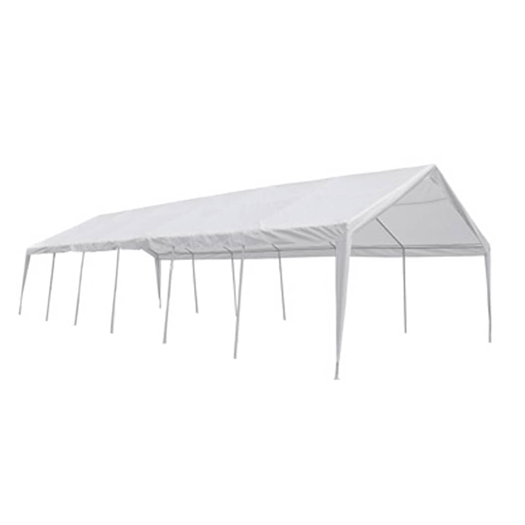 vidaXL | Zeltstoff ohne Gestell | Weiß 12 x 6 m PE