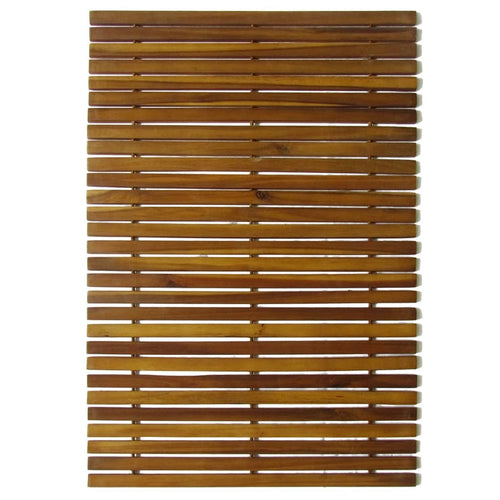 2 Stk. Akazienholz Badematte 80 x 50 cm