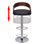 vidaXL Barhocker 2 Stk. Bugholz