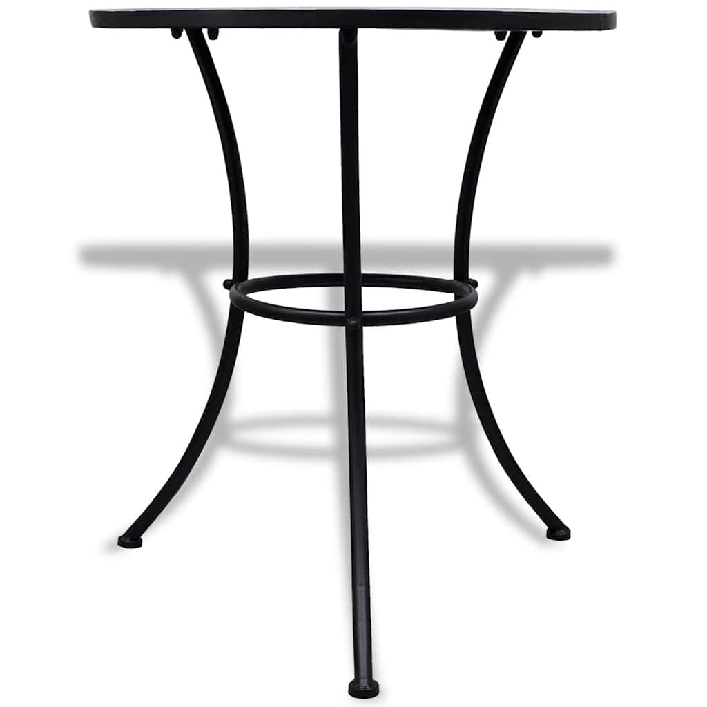 vidaXL 3-tlg. Bistro-Set Keramikfliesen Blau und Weiß