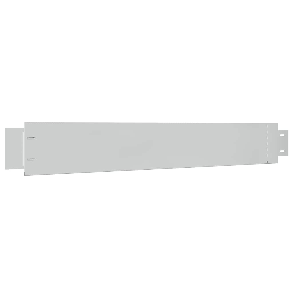 vidaXL Flexible Rasenkante 15-er Set Verzinkter Stahl 100x14 cm