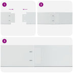 vidaXL Flexible Rasenkante 15-er Set Verzinkter Stahl 100x14 cm