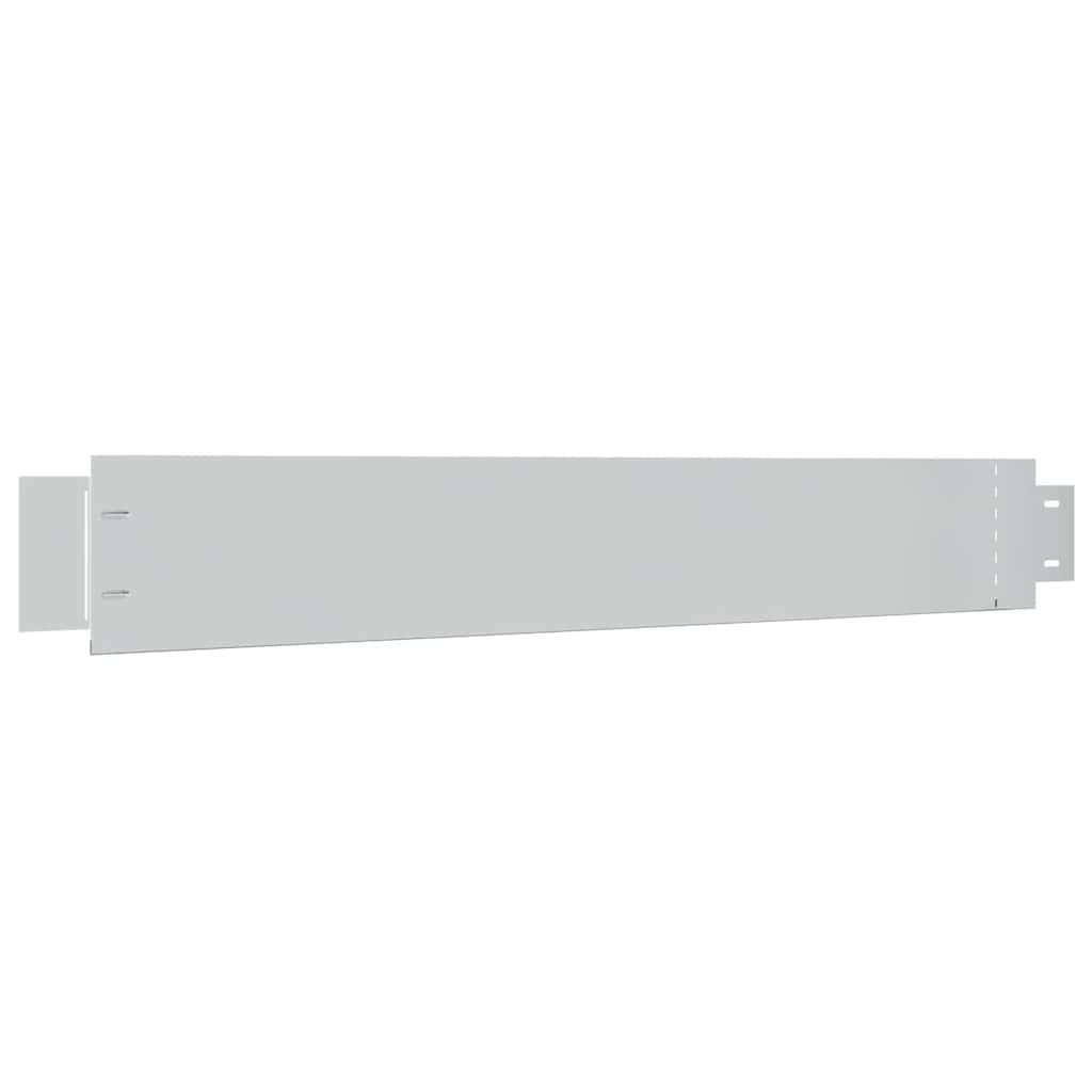 vidaXL Flexible Rasenkante 20-er Set Verzinkter Stahl 100x14 cm
