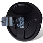 vidaXL Verkehrsspiegel Konvex PC-Kunststoff Schwarz 30 cm Outdoor