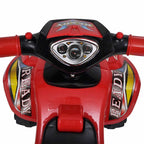 Rotes Aufsitz-Quad für Kinder mit Sound und Licht