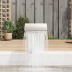 vidaXL Garten-Wasserfall Pool-Fontäne Edelstahl 45x30x60 cm