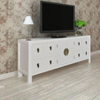 vidaXL Sideboard Holz Asiatisches Design 8 Schubladen 2 Türen
