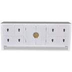 vidaXL Sideboard Holz Asiatisches Design 8 Schubladen 2 Türen