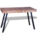 vidaXL Tisch Altholz Teak
