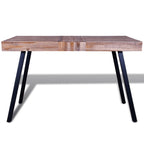 vidaXL Tisch Altholz Teak