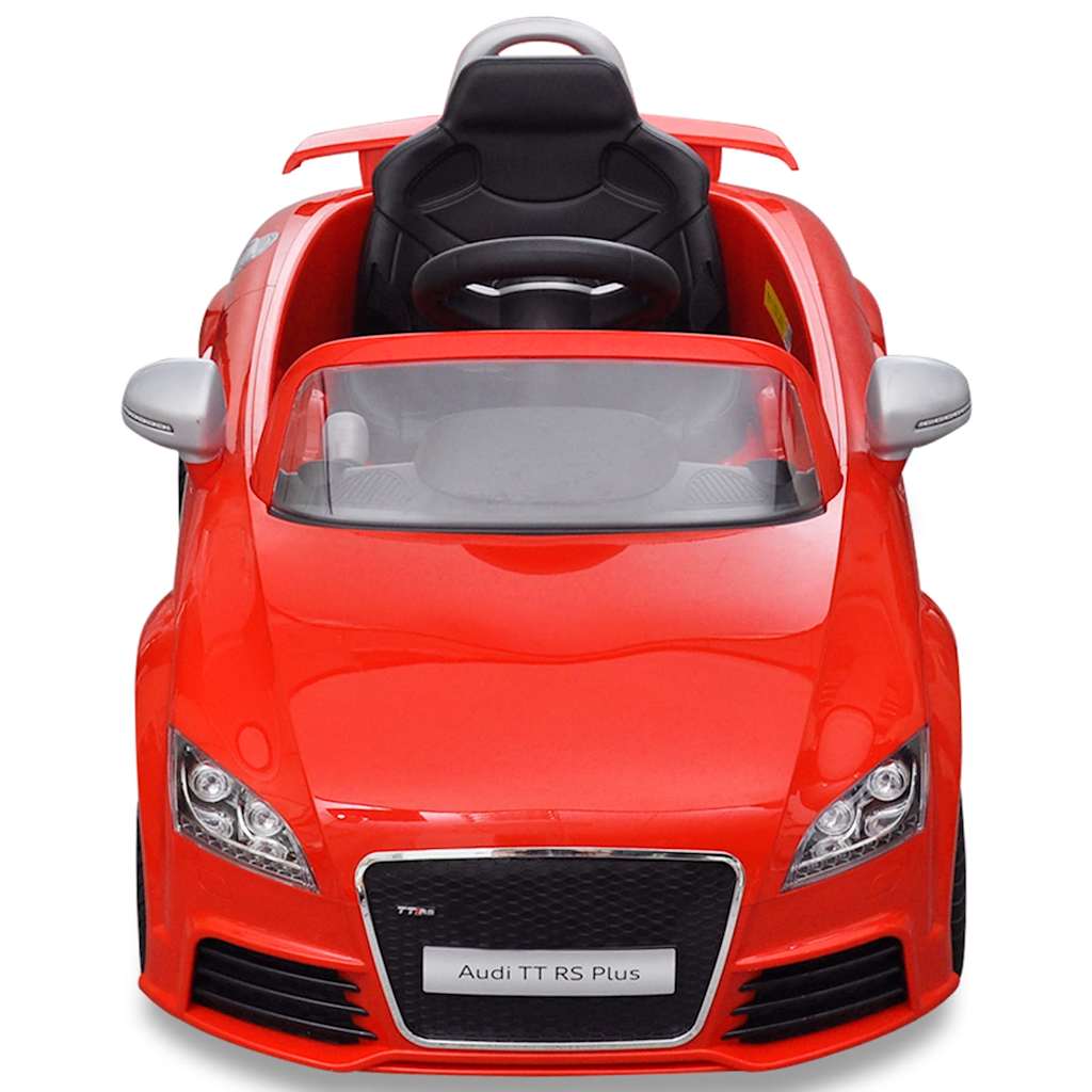 vidaXL Aufsitzauto für Kinder Audi TT RS mit Fernsteuerung Rot