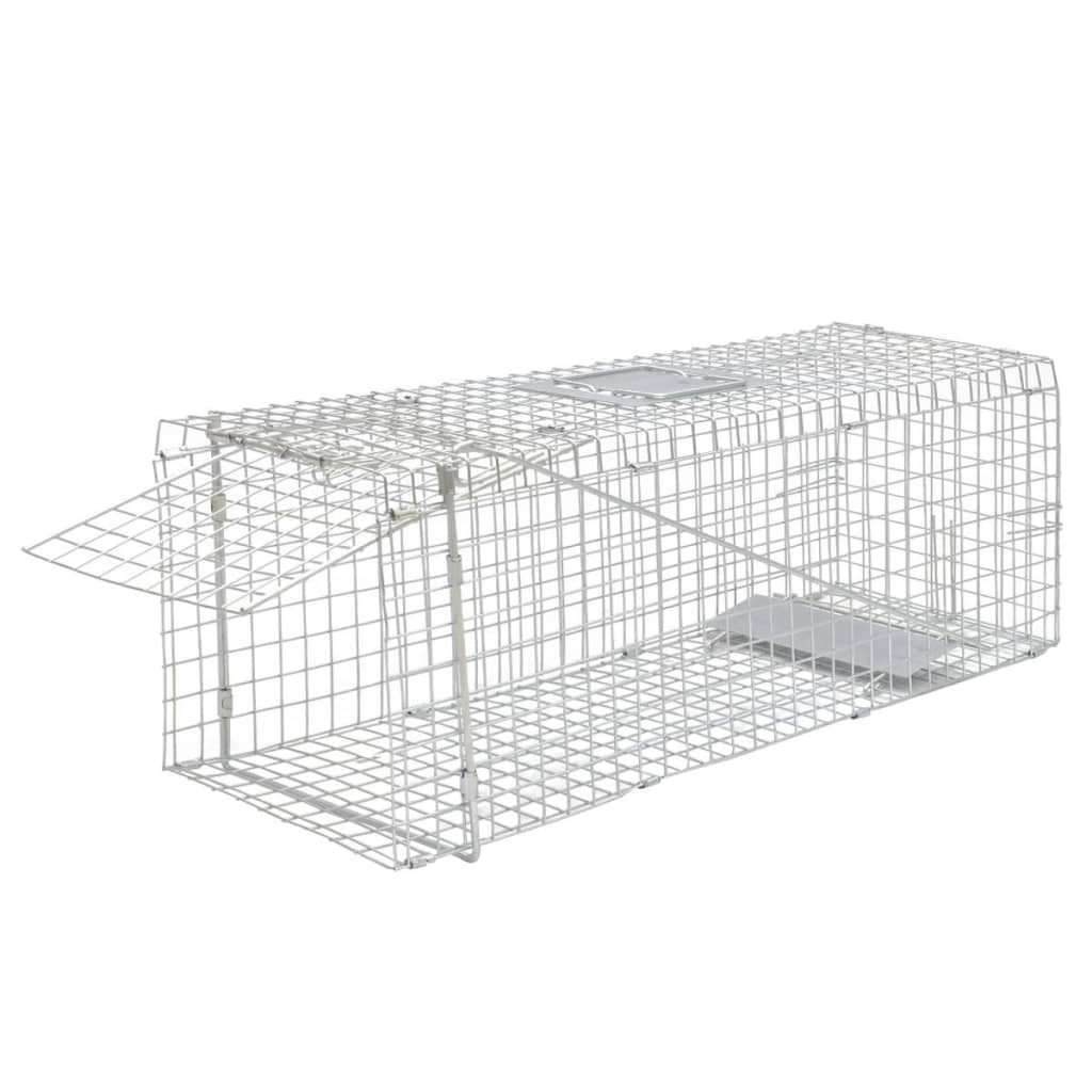 vidaXL Verzinkte Lebendfalle 80 cm