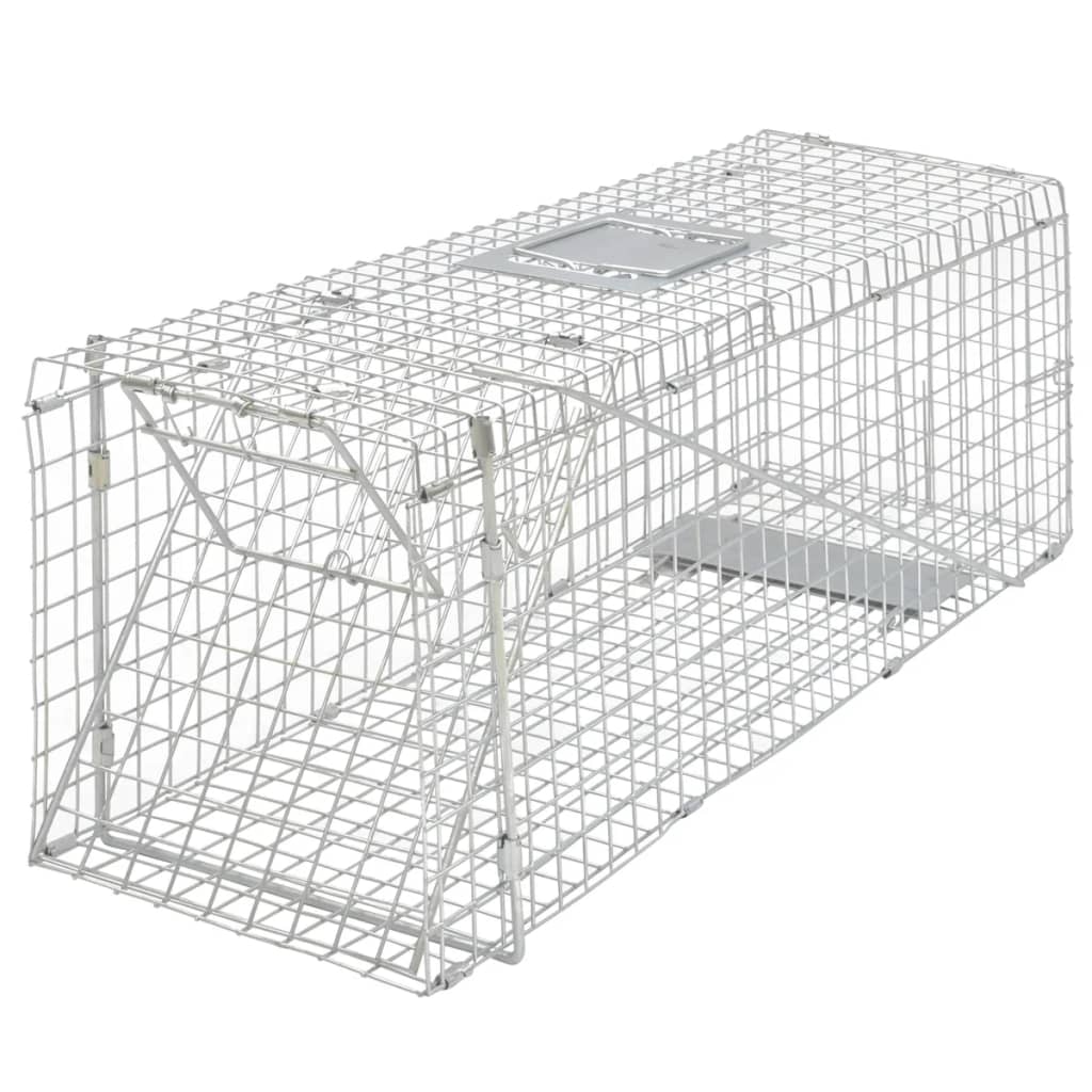 vidaXL Verzinkte Lebendfalle 80 cm