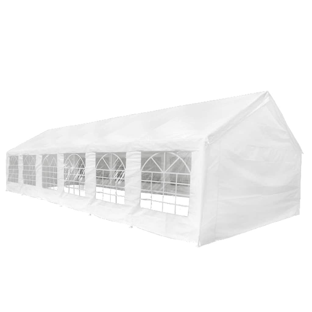 vidaXL Weißes Partyzelt 12 x 6 m