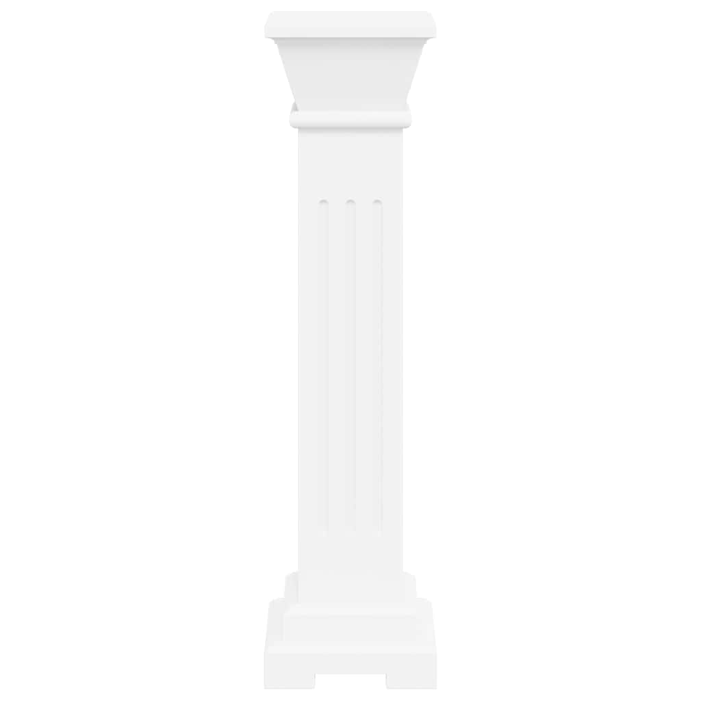 vidaXL Säulen-Pflanzenständer Klassischer Stil Quadratisch MDF