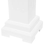 vidaXL Säulen-Pflanzenständer Klassischer Stil Quadratisch MDF