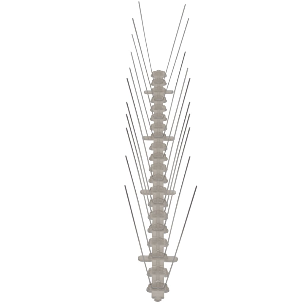 vidaXL 6-tlg. Vogelabwehr-Spikes-Set 3 m Kunststoff 2-reihig