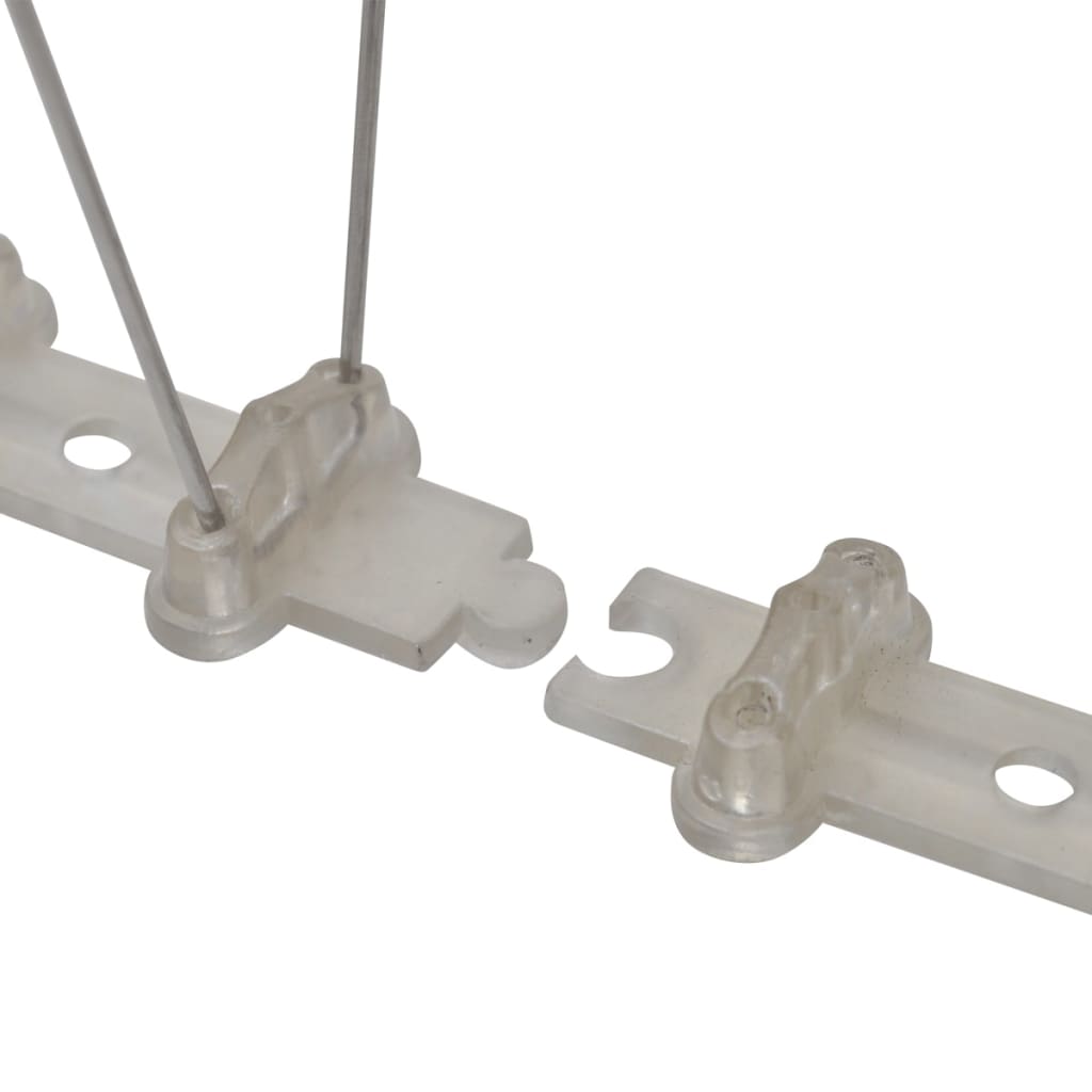 vidaXL 6-tlg. Vogelabwehr-Spikes-Set 3 m Kunststoff 2-reihig