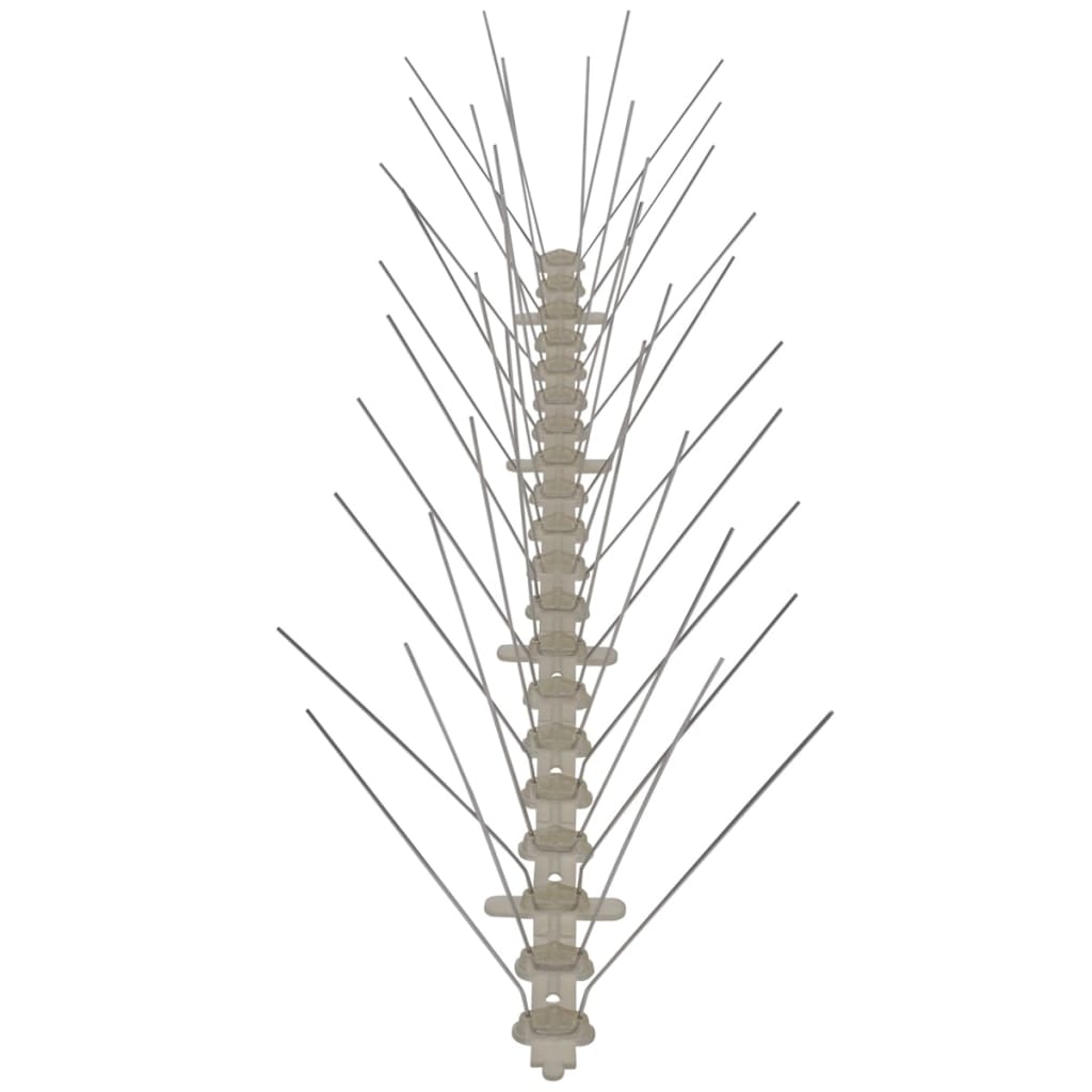 vidaXL 6-tlg. Vogelabwehr-Spikes-Set 3 m Kunststoff 4-reihig