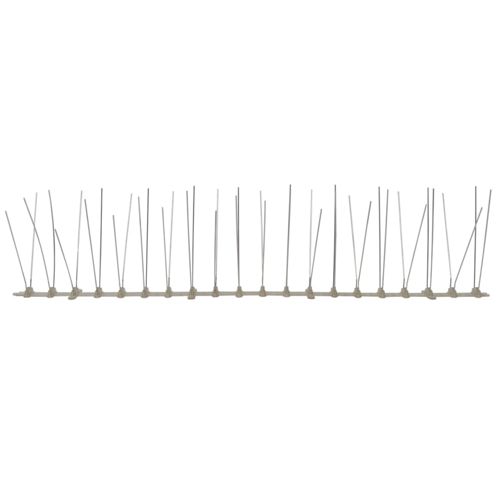 vidaXL 6-tlg. Vogelabwehr-Spikes-Set 3 m Kunststoff 4-reihig