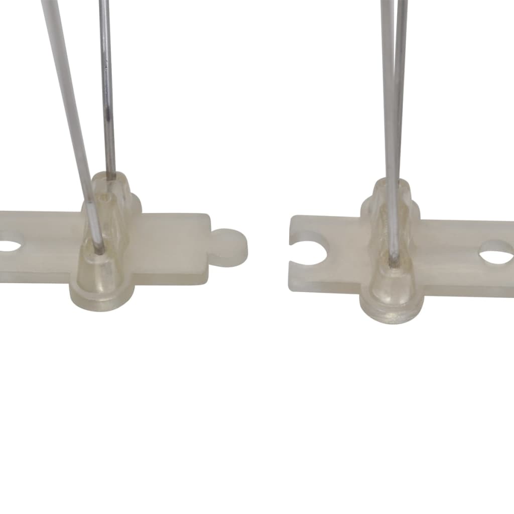 vidaXL 6-tlg. Vogelabwehr-Spikes-Set 3 m Kunststoff 4-reihig