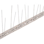 vidaXL 6-tlg. Taubenabwehr Spikes-Set Edelstahl 3 m 2-reihig
