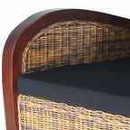 vidaXL Sessel Rattan Handgeflochten