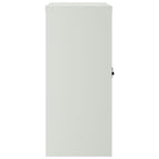 vidaXL Aktenschrank mit 2 Türen Grau 90 cm Stahl