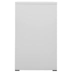 vidaXL Aktenschrank Hellgrau 46x62x102,5 cm Stahl