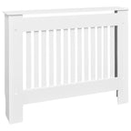 Holzwerkstoff Heizkörper-Abdeckung Heizkörperverkleidung 112 cm, weiß