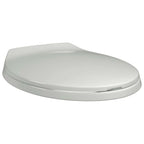 vidaXL Toilettensitz mit Absenkautomatik Weiß Oval
