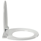 vidaXL Toilettensitz mit Absenkautomatik Weiß Oval