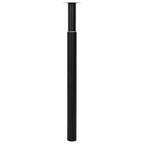 2 x Teleskopfuß Tischfuß Stützfuß Tischbein Schwarz 710 mm-1100 mm