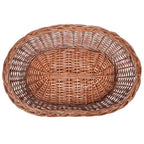 vidaXL Hundekorb aus Weide Natur 69 cm