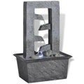 vidaXL Zimmerbrunnen mit LED-Licht Polyresin
