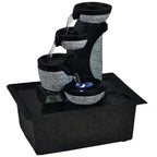vidaXL Zimmerbrunnen mit LED Polyresin