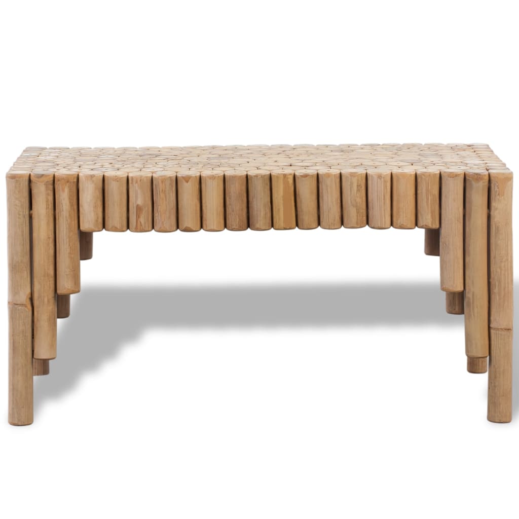 vidaXL Couchtisch Bambus