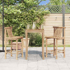 vidaXL Barhocker 2 Stk. Bambus