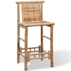 vidaXL Barhocker 2 Stk. Bambus