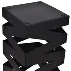 Schirmständer Schirmhalter Gehstock Stahl schwarz quadratisch 48,5 cm