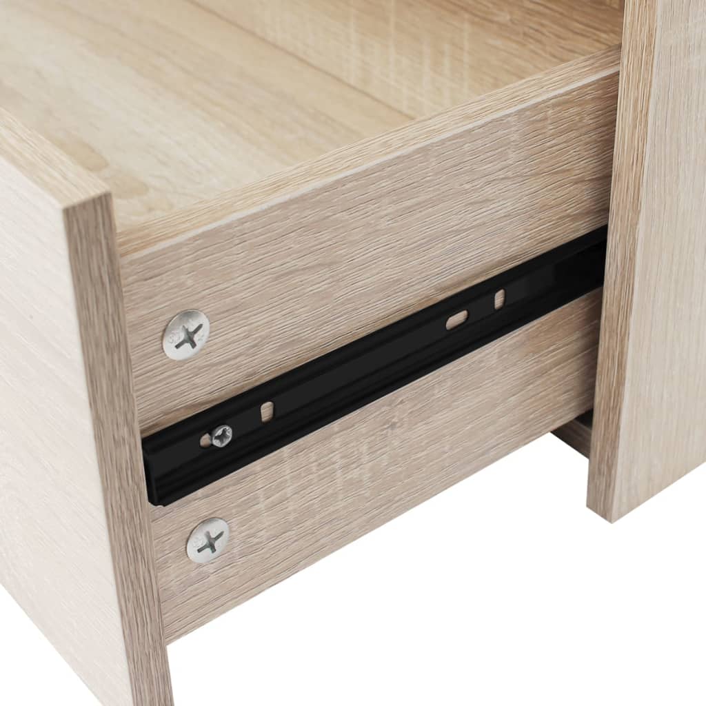 vidaXL Kommode mit 4 Schubladen 60×30,5×71 cm Eichenbraun