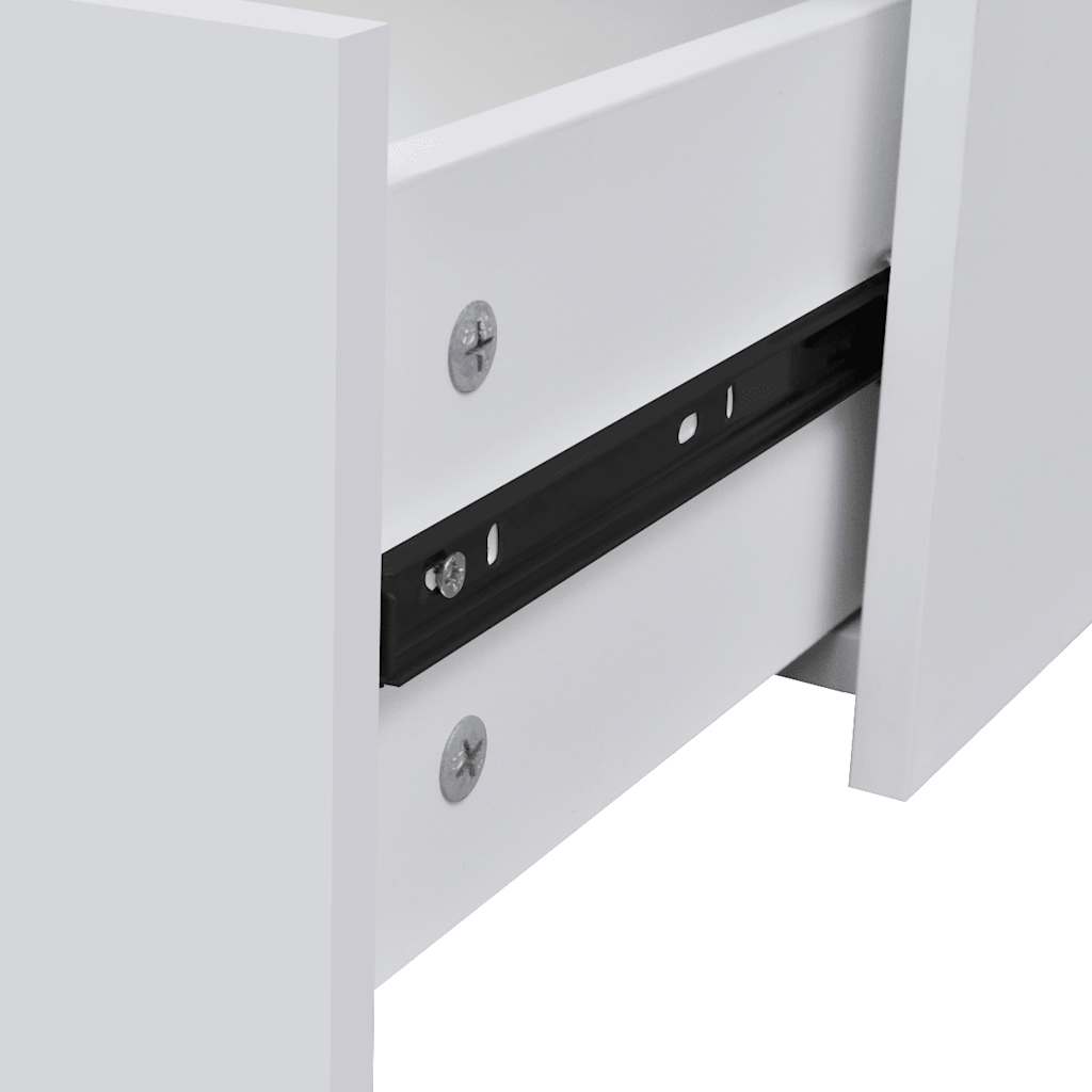 vidaXL Kommode mit 4 Schubladen 60×30,5×71 cm Weiß